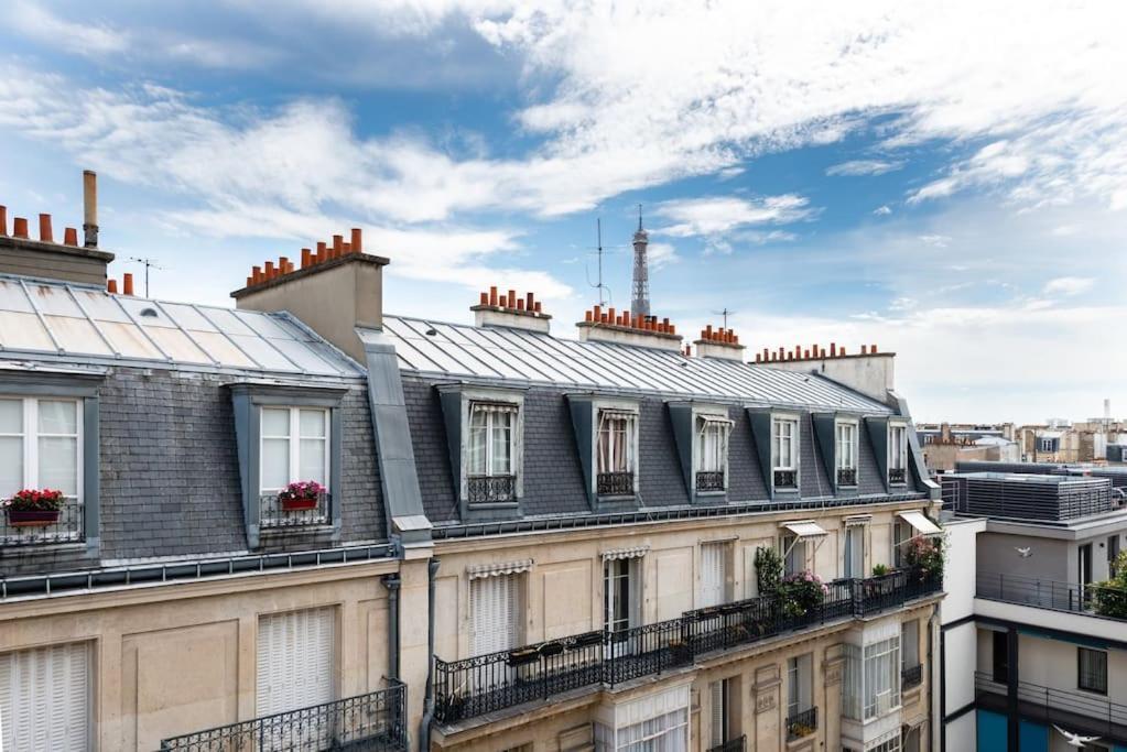 Appartement Vue Tour Eiffel Париж Экстерьер фото